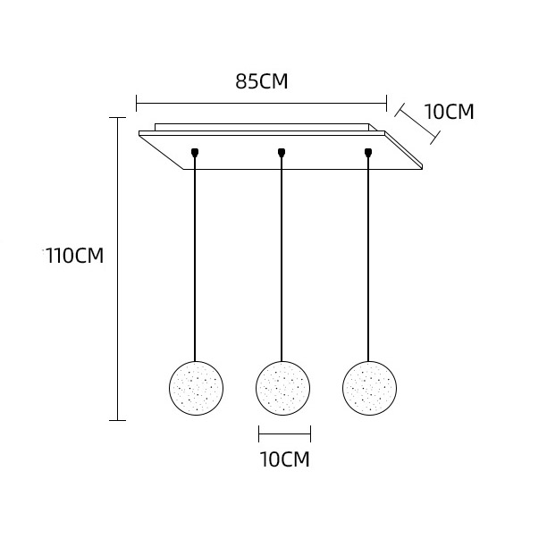 Подвесной светильник FRESH MORE L12 Диск by ImperiumLoft