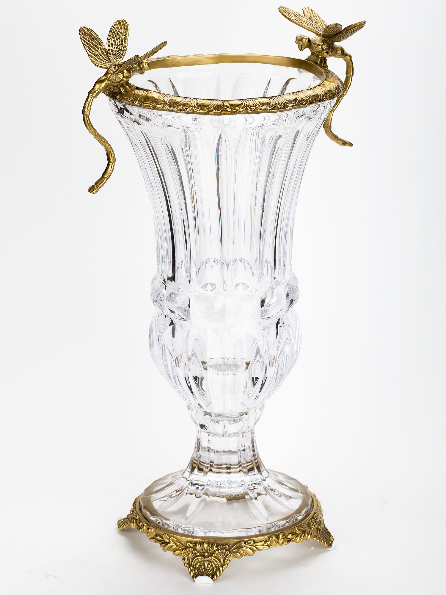 Ваза со стрекозами Glasar HGL323S/GLASS