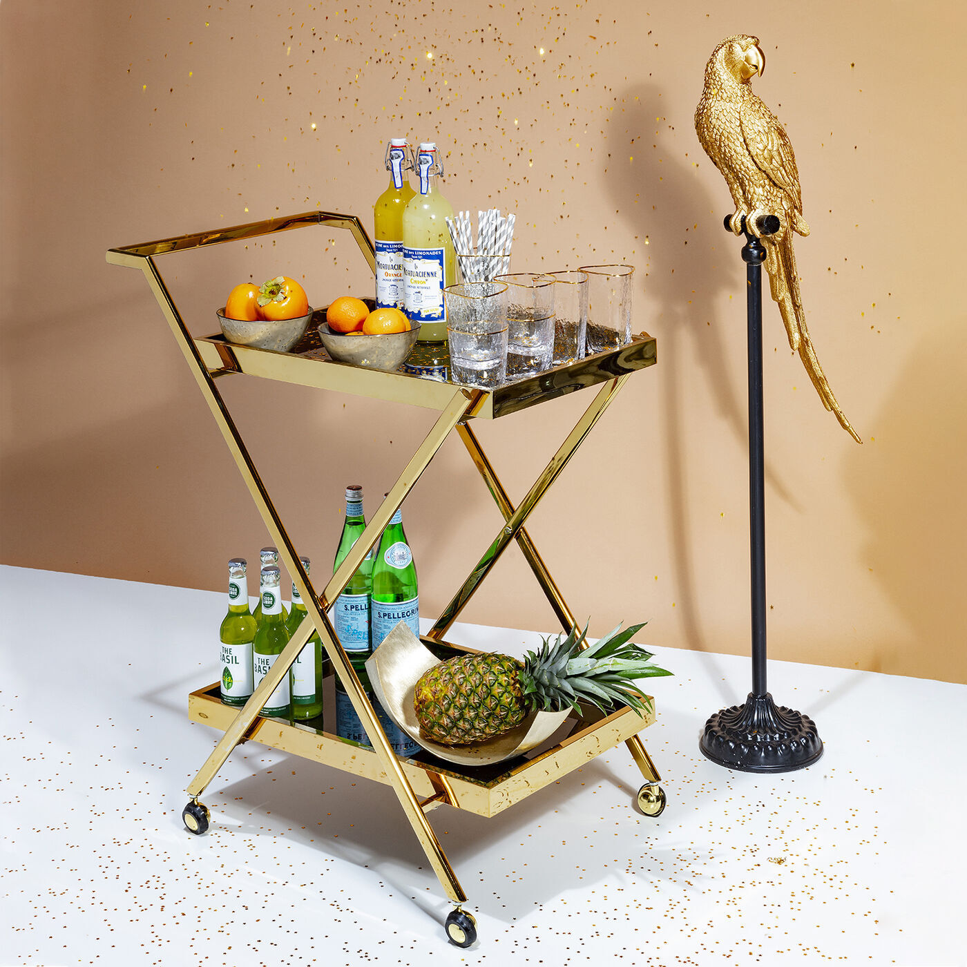 Столик-тележка KARE Casino 81385