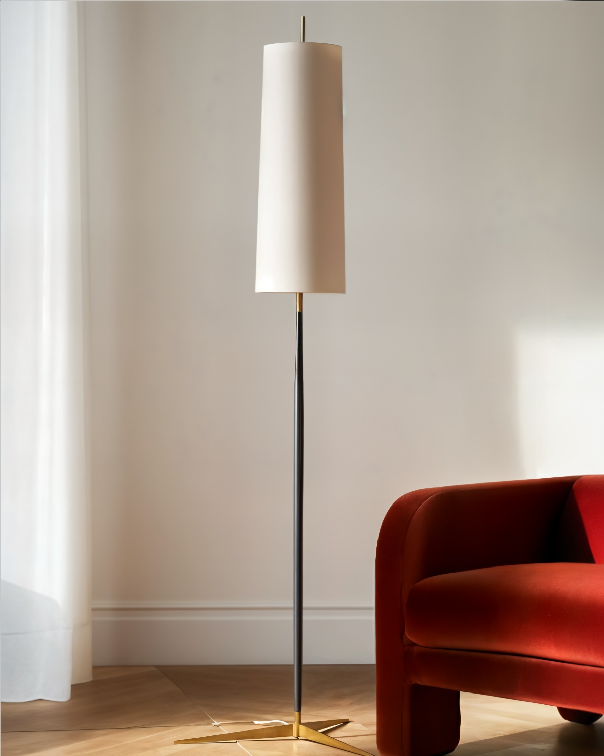 Современная напольная лампа Дуайт Louvre Home LTL756253MGI