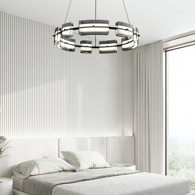 Подвесная люстра BRIAND D61+81 Black by ImperiumLoft