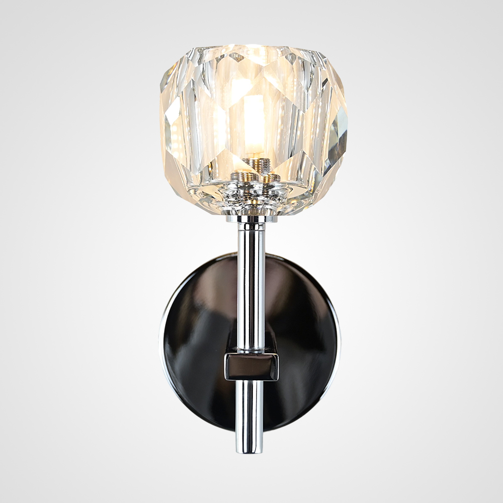 Бра Boule de Cristal Single Sconce Chrome by ImperiumLoft