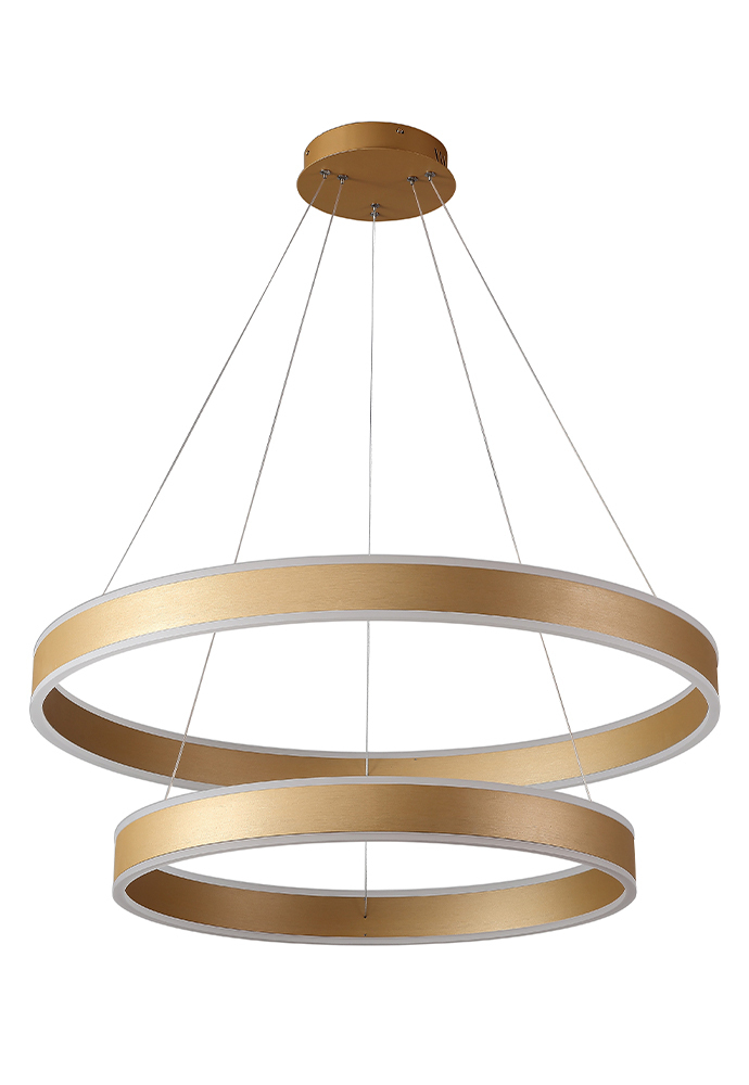 Люстра Crystal Lux MUCHOS SP123W LED D600+800 GOLD