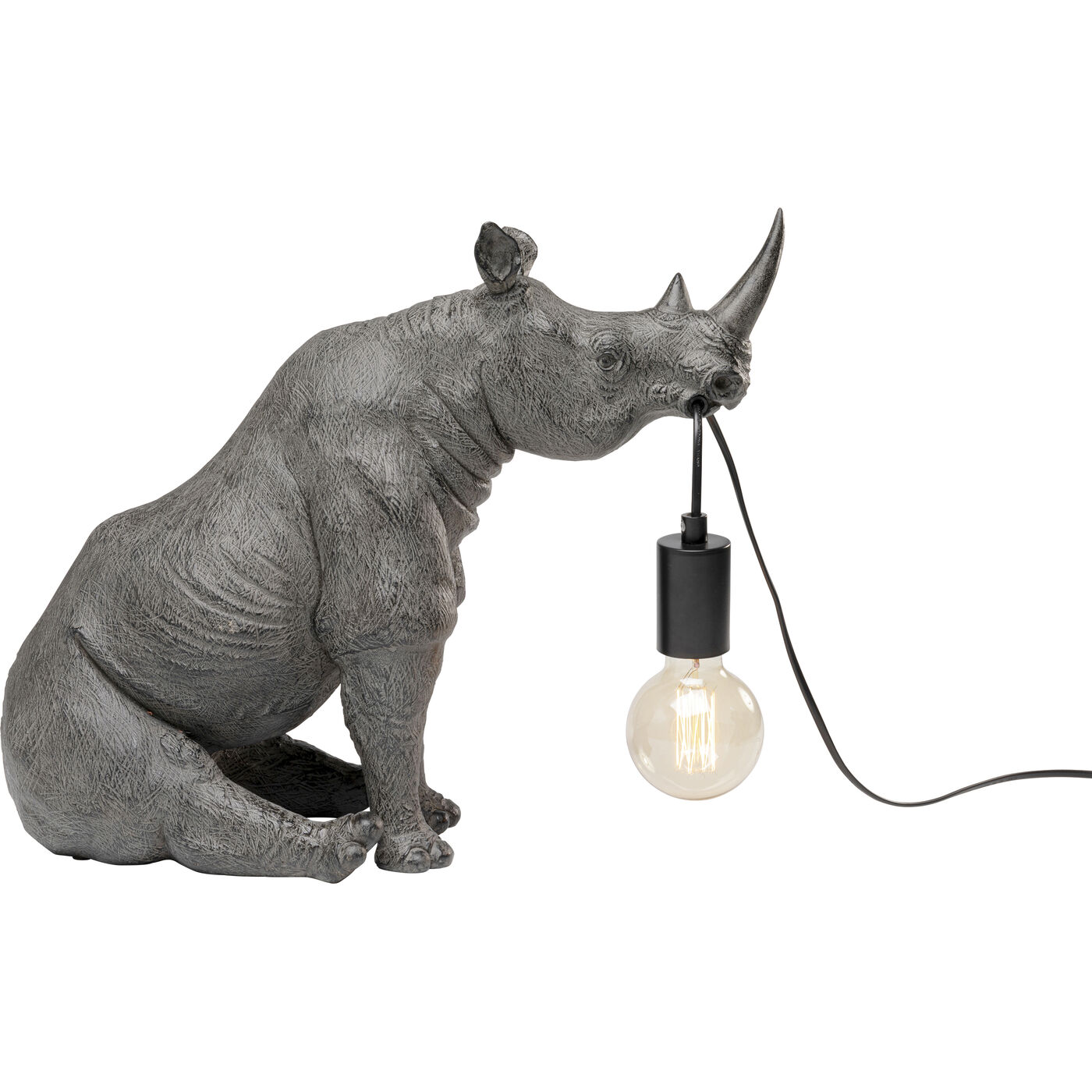Светильник настольный Sitting Rhino 42cm KARE 57739