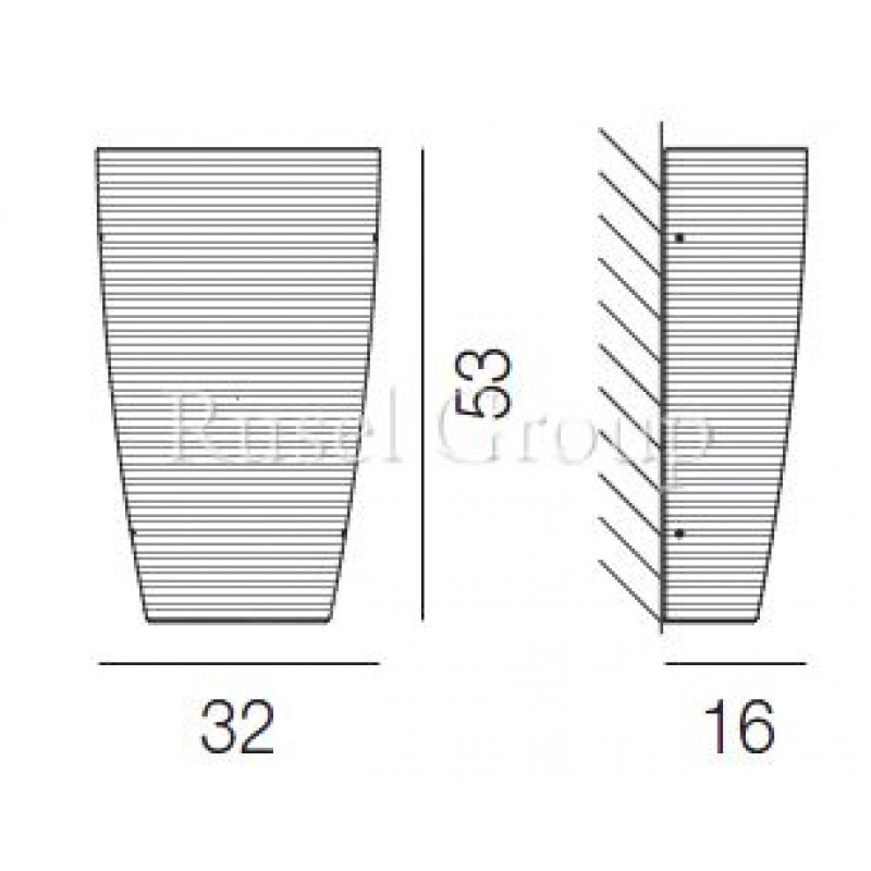 Настенный светильник Vistosi MUMBA AP G