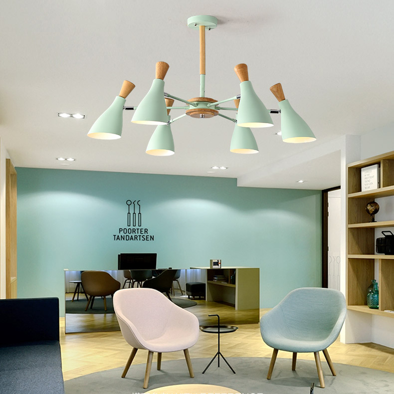 Люстра на штанге TUNE L6 Yellow by ImperiumLoft