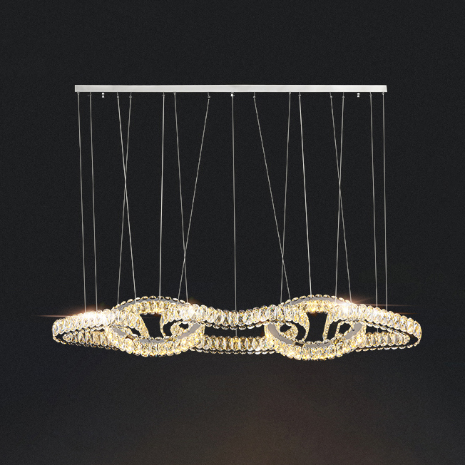 Подвесной светильник SEFENIAS LUX L120 Chrome by ImperiumLoft