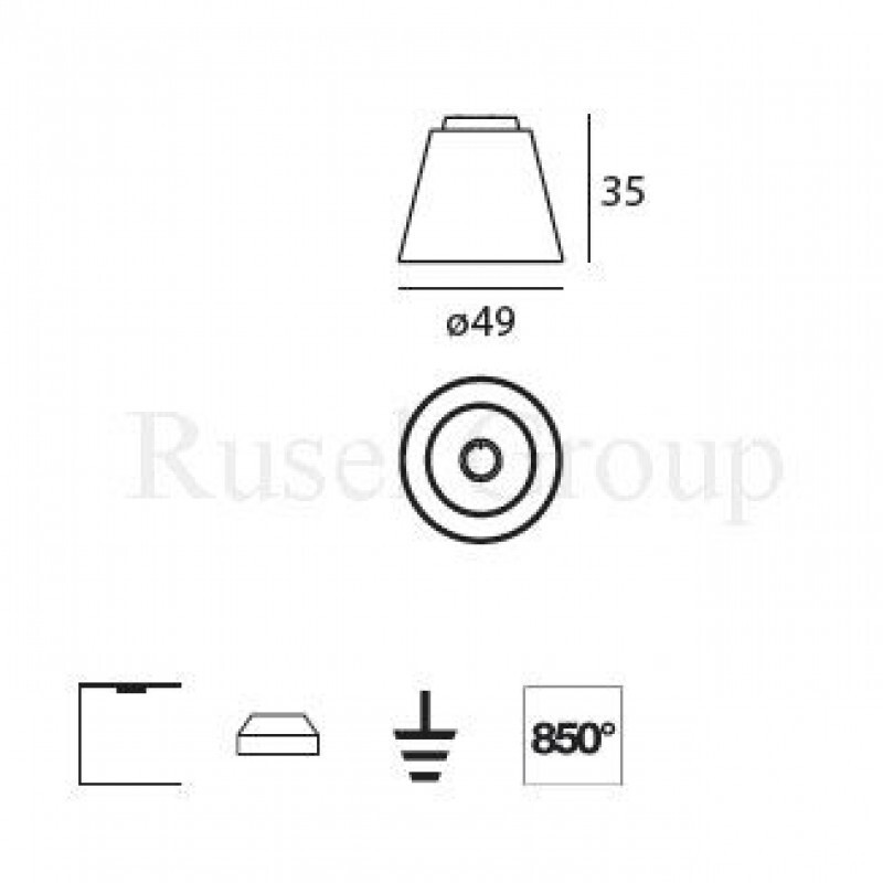 Потолочный светильник Linea Light Vulcanino LED 10331