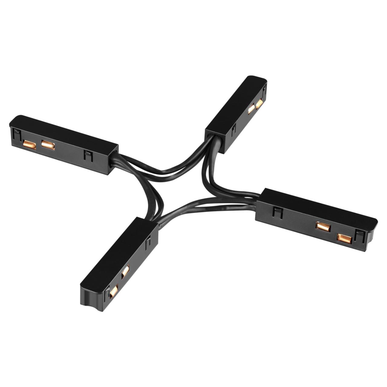 Гибкий токопроводящий соединитель для низковольтного шинопровода "X-образный" Novotech 135178