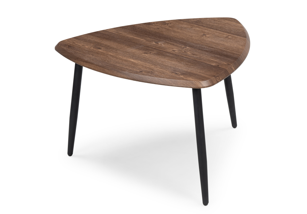 Журнальный стол Woodville Лойс мрамор черный / дуб антик 516569