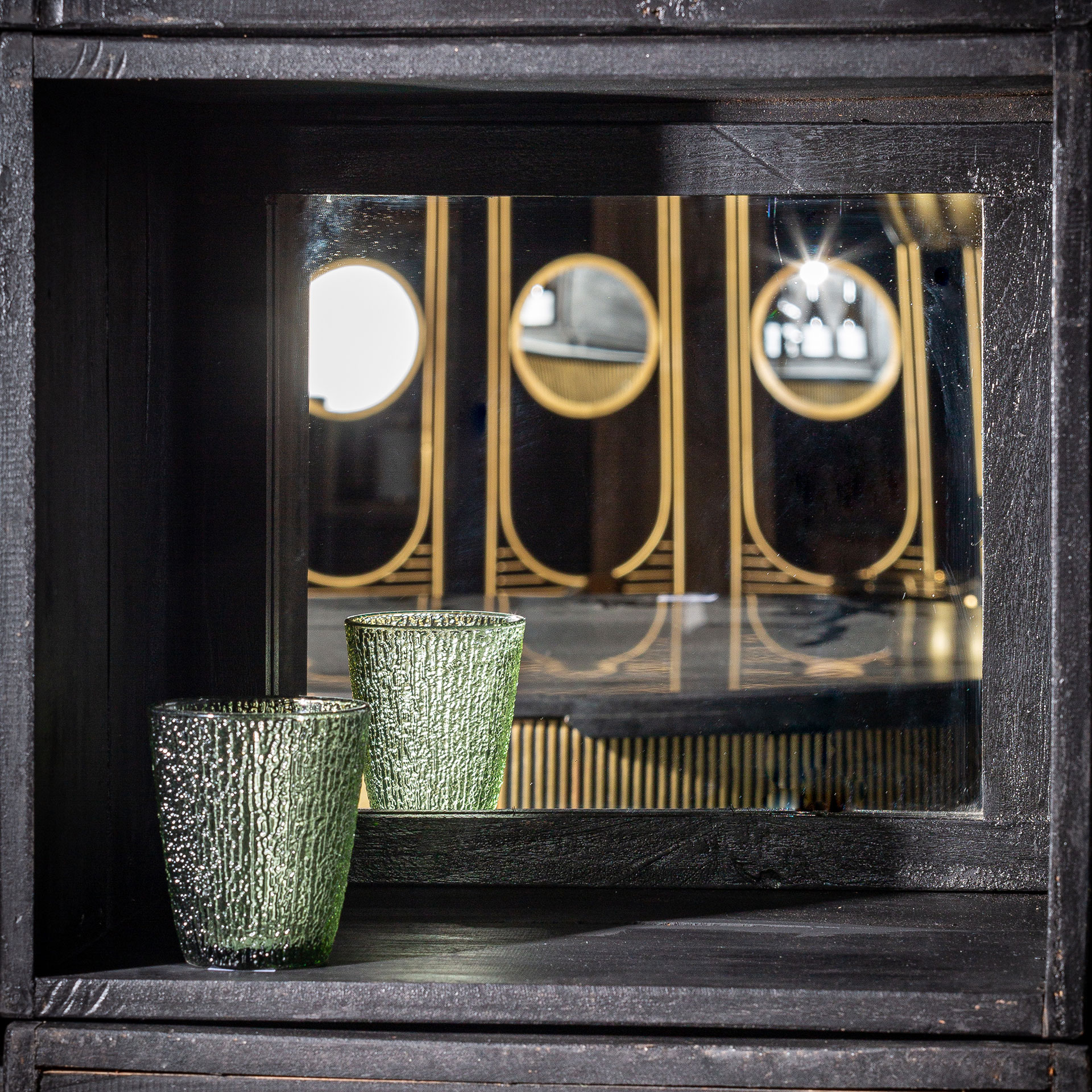 Модульная полка Gwin с зеркалом Vical