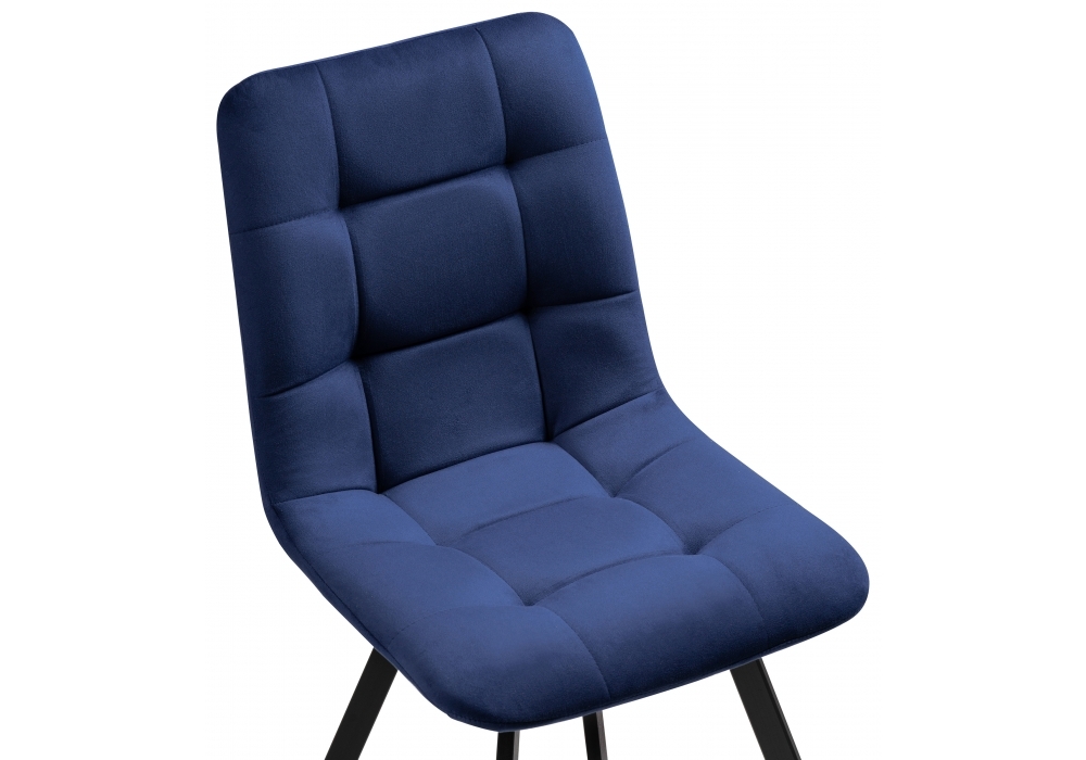 Стул Woodville Чилли синий / черный 474483