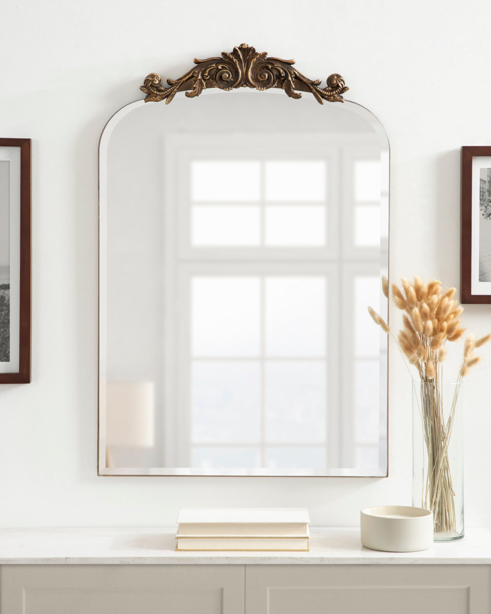 Золотое зеркало Арендал Louvre Home LHDWM021123SH