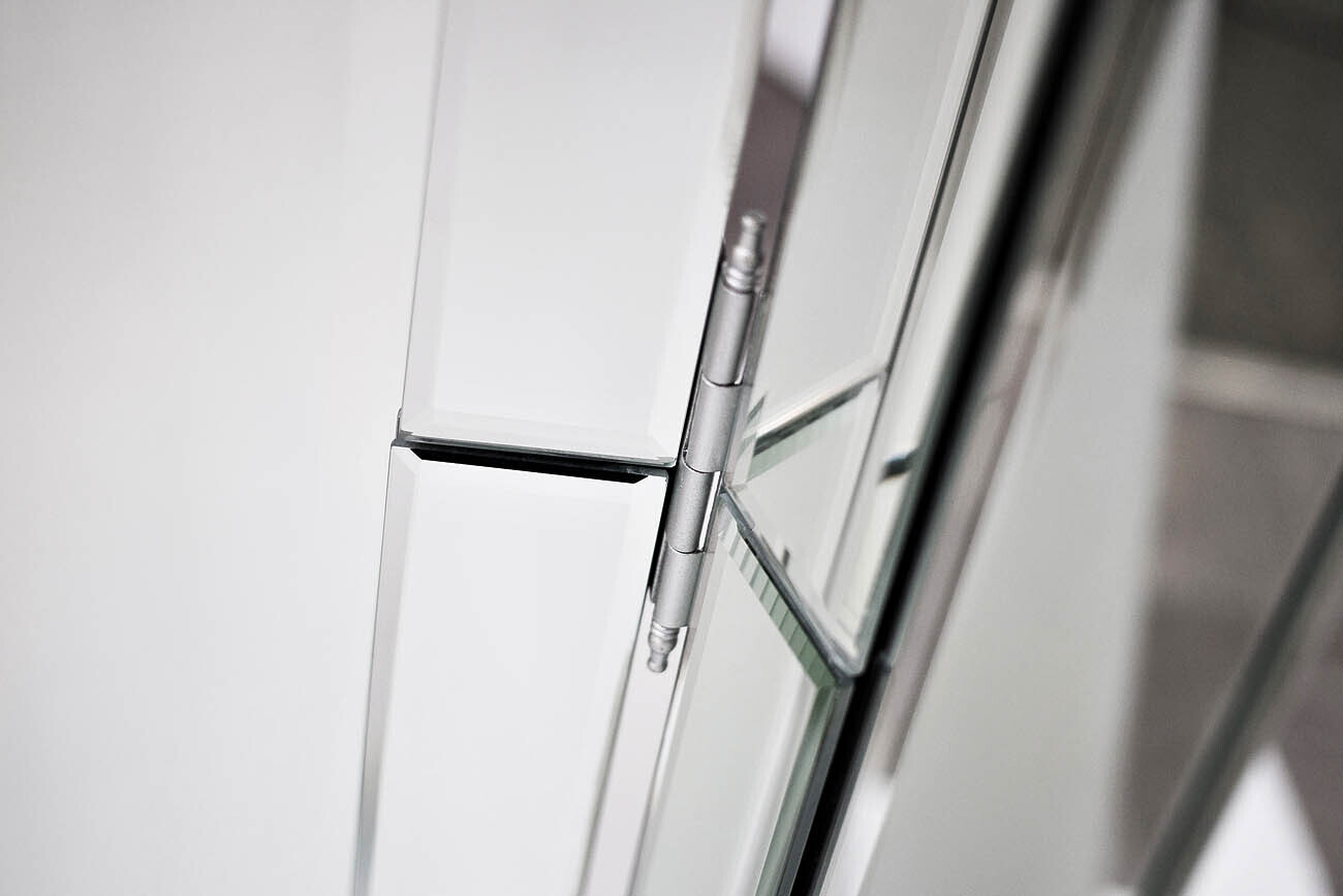 Ширма зеркальная на колесах Garda Decor KFC799