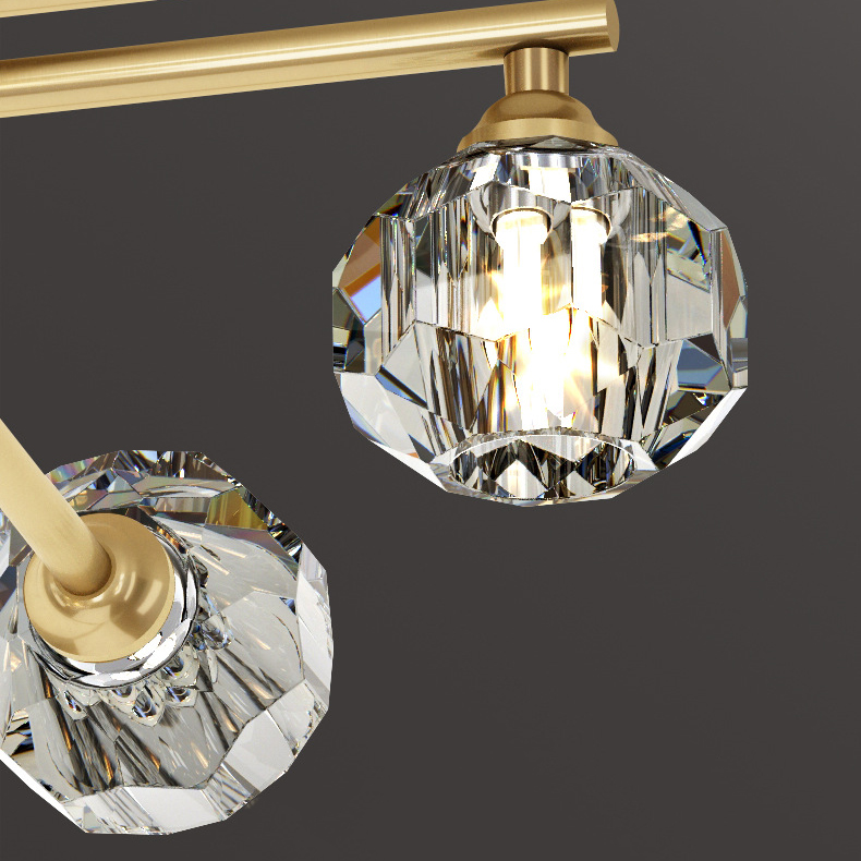 Потолочная люстра RH CH L8 Brass by ImperiumLoft