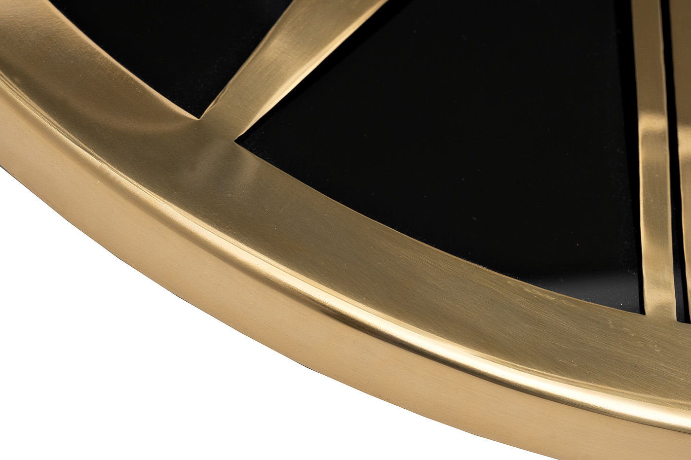 Часы настенные черные/золото Garda Decor 79MAL-5876-53