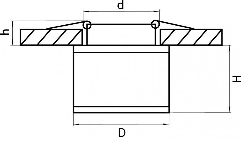 Встраиваемый светильник Lightstar 072254