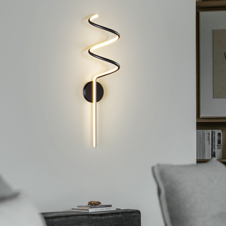 Настенный светильник DAMARIS WALL H70 Black Трехцветный свет by ImperiumLoft