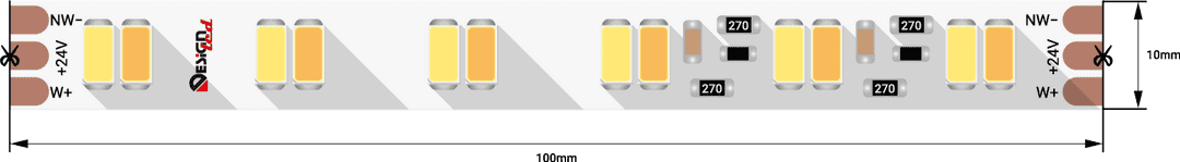 Лента светодиодная DesignLed DSG7120-24-W+WW-33