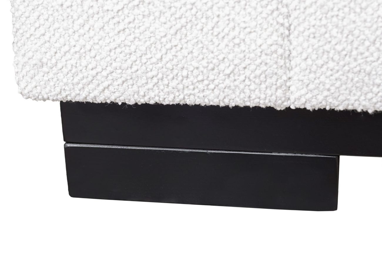 Диван треестный букле кремовый Garda Decor ROBERTO-250-FLONA SVBEG
