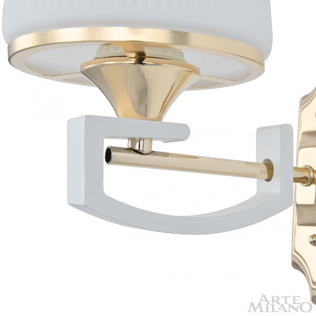 Бра с плафоном 302457/1W Wh/Gd Arte Milano