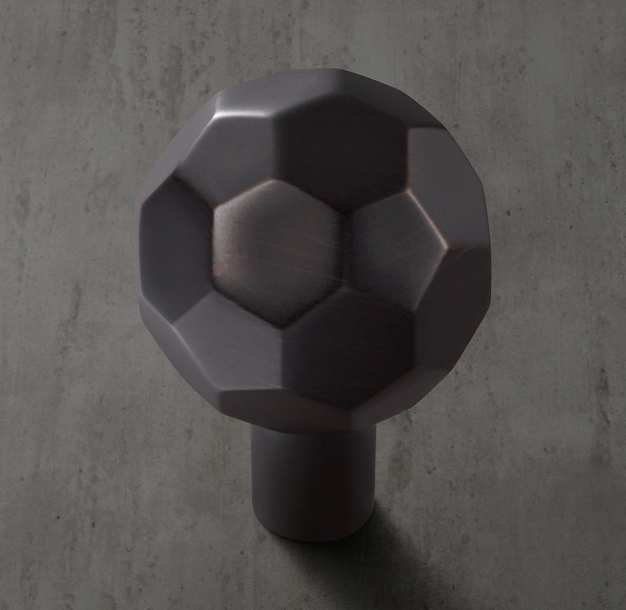 Ручка-кнопка Restoration Hardware Durham d.3.2 Bronze