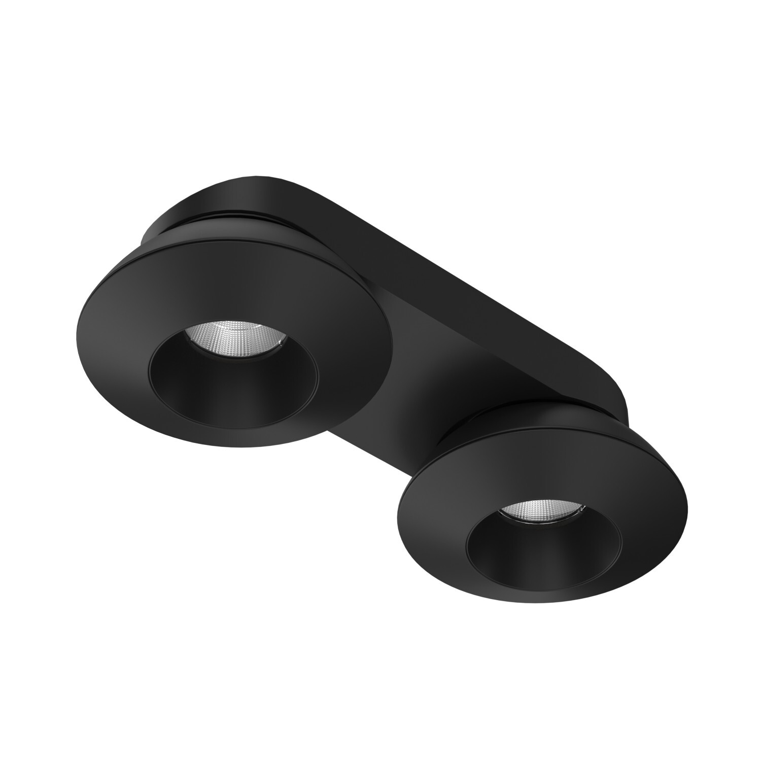 Накладной  светодиодный светильник Ledron KRIS SLIM 2 Black