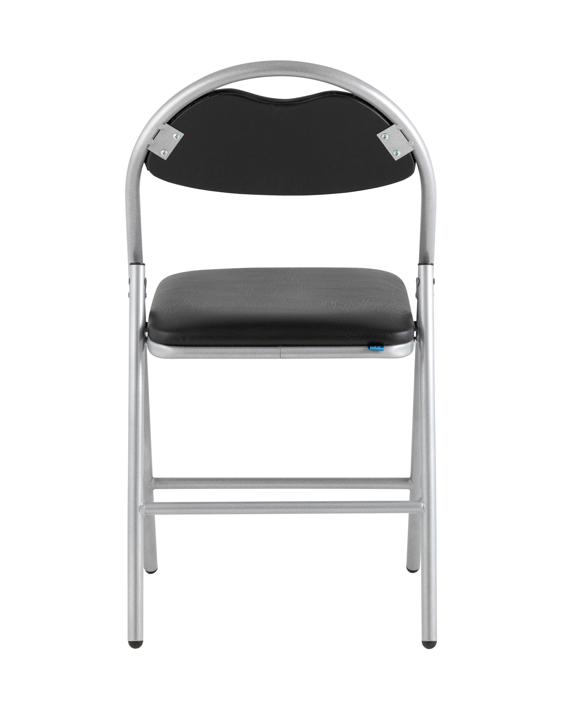 Стул складной Hagen экокожа черный каркас металлик Stool Group