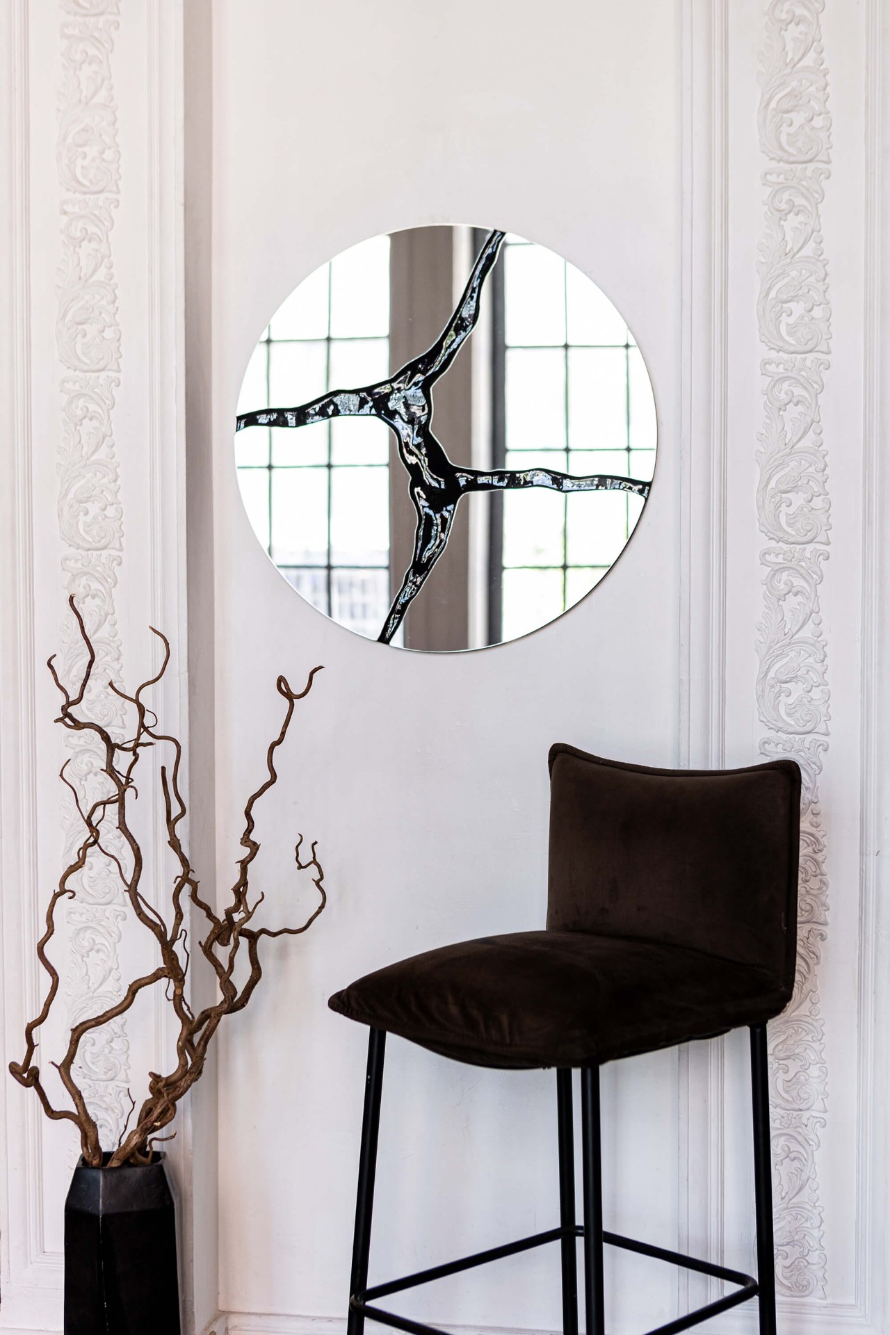 Зеркало BountyHome River Black mv408-black