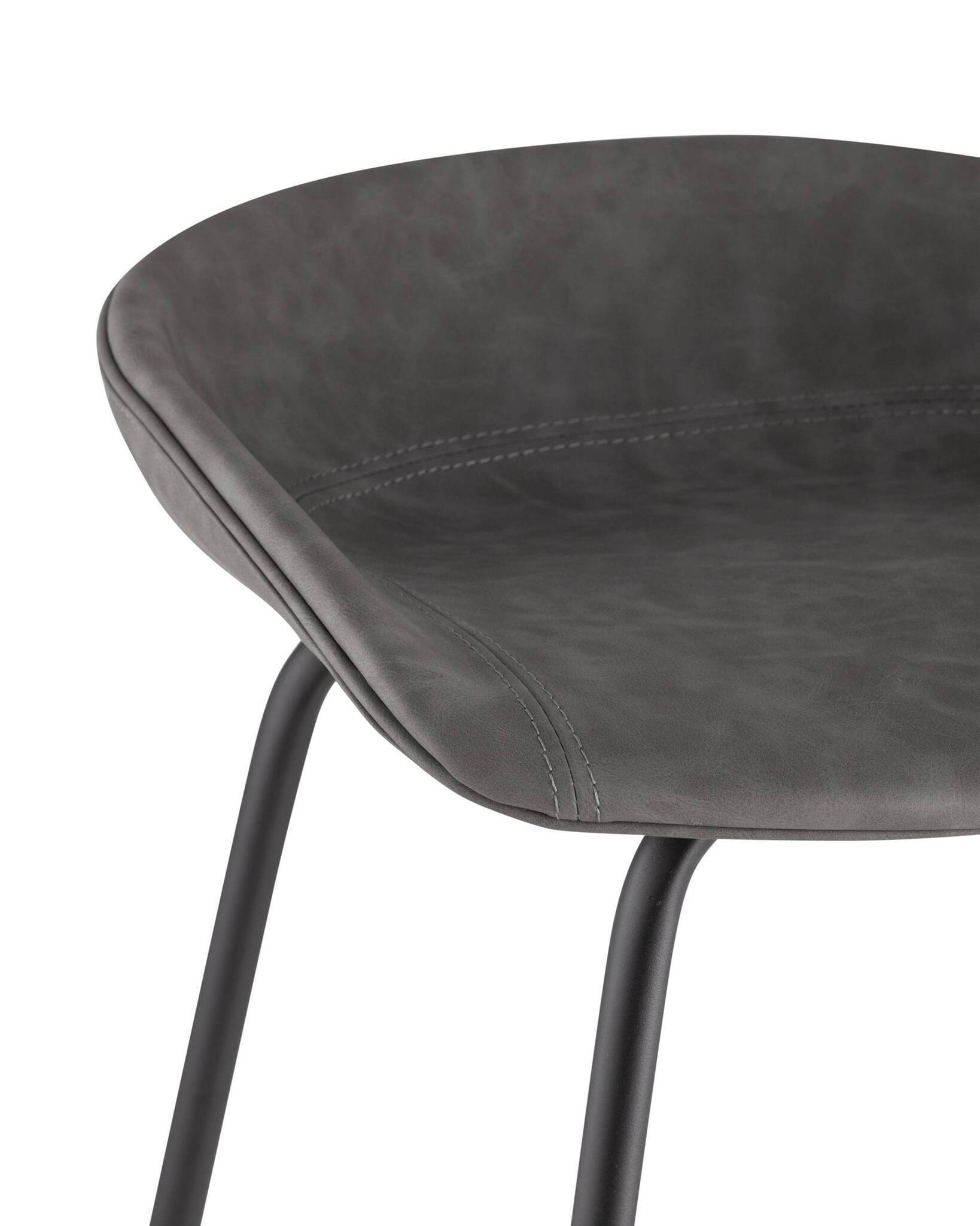 Стул барный Beetle Lite PU серый Stool Group