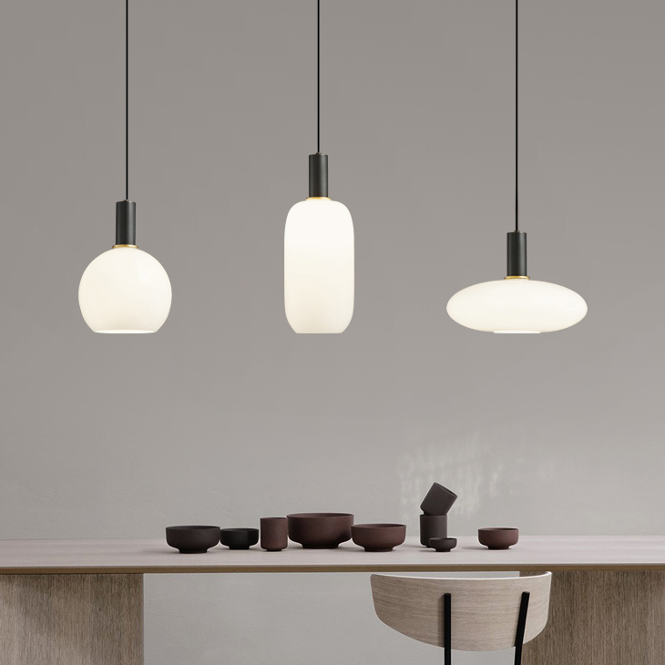 Подвесной светильник IRIS WHITE B Black by ImperiumLoft