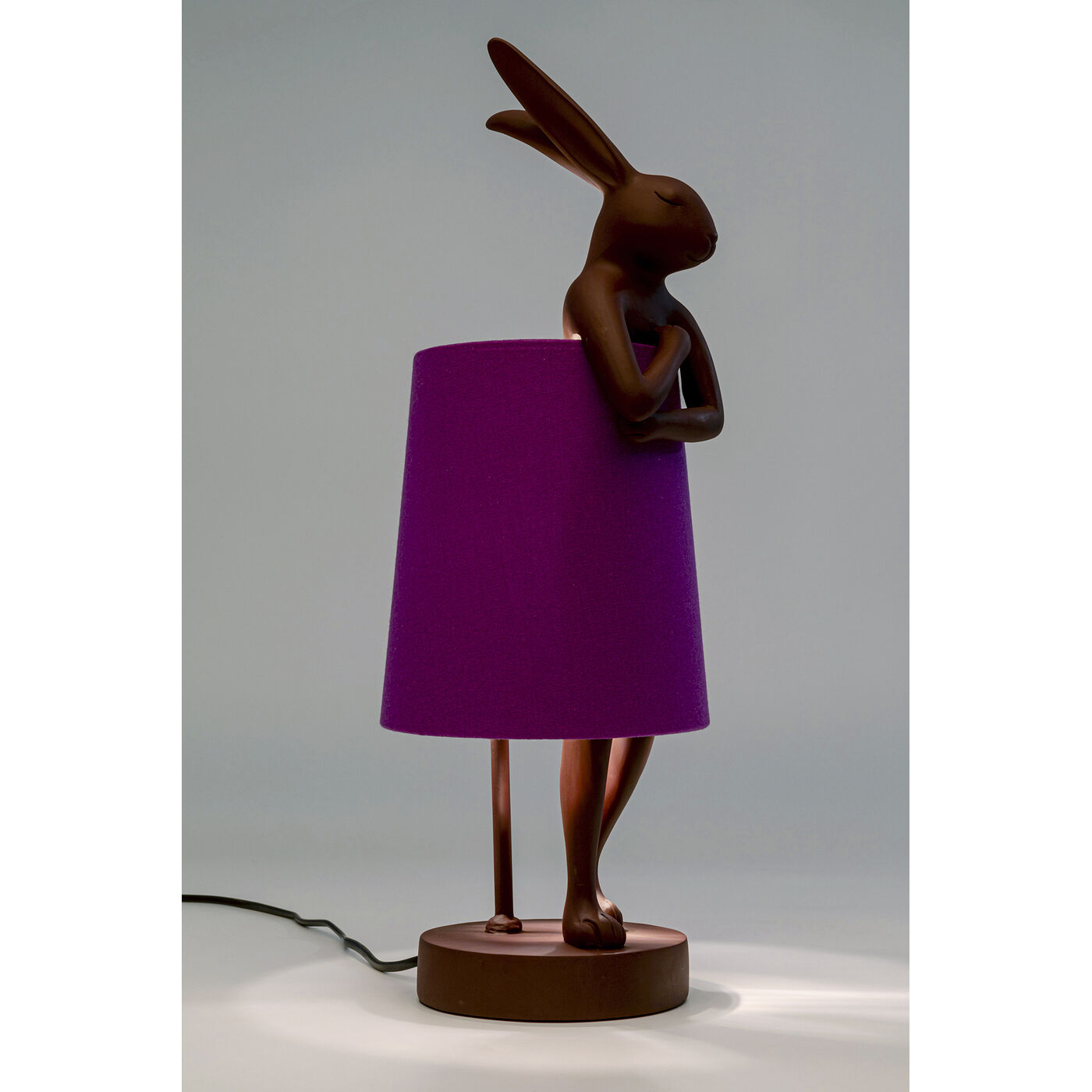 Светильник настольный Animal Rabbit Red/Purple 50cm KARE 56658