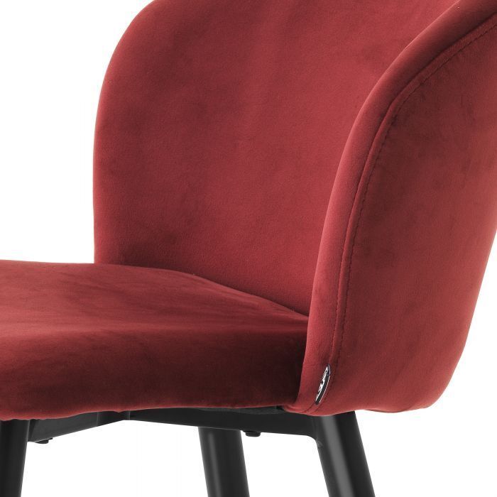 Барный стул Eichholtz Volante bordeaux velvet 114879