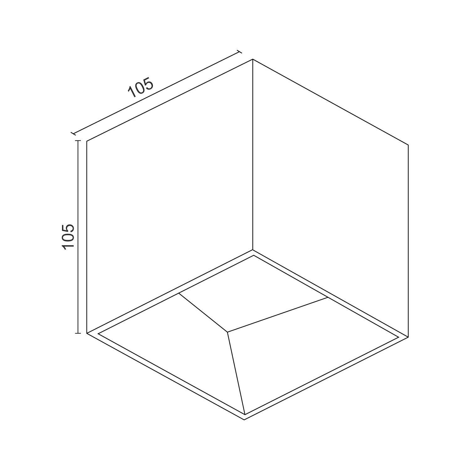 Накладной светодиодный светильник Ledron SKY OK Grey