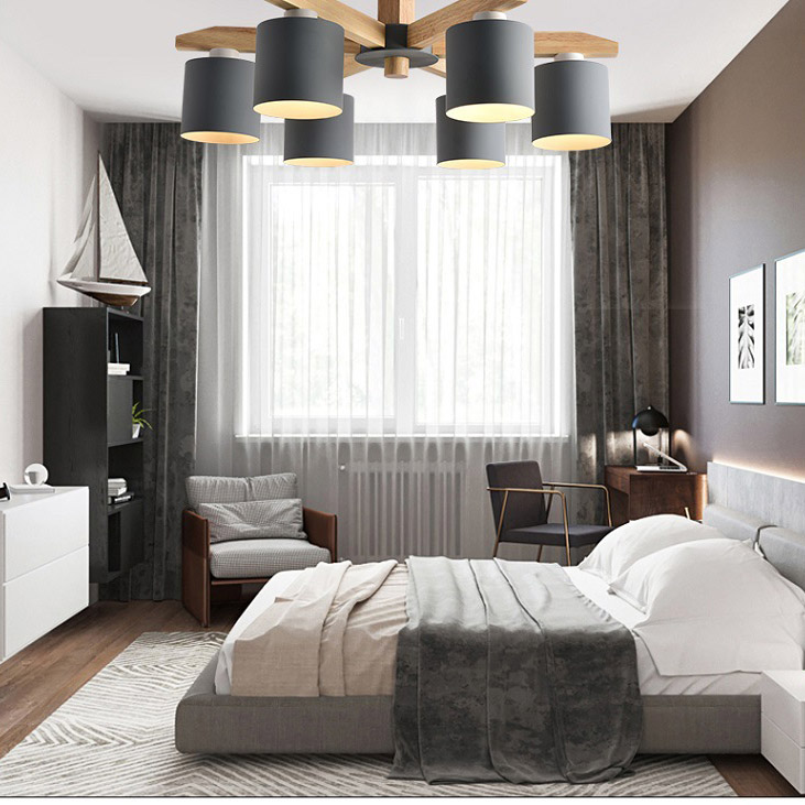 Потолочная люстра CRISS L6 Grey by ImperiumLoft