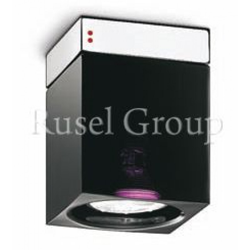 Потолочный светильник Fabbian Cubetto Black Glass D28 E01 02
