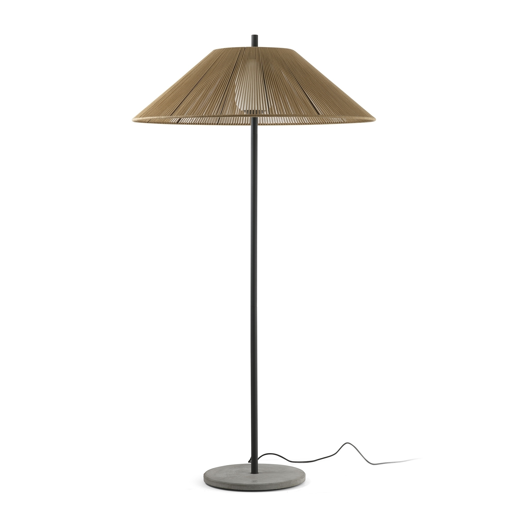 Saigon Уличный торшер цвета охры 2M C100 Faro