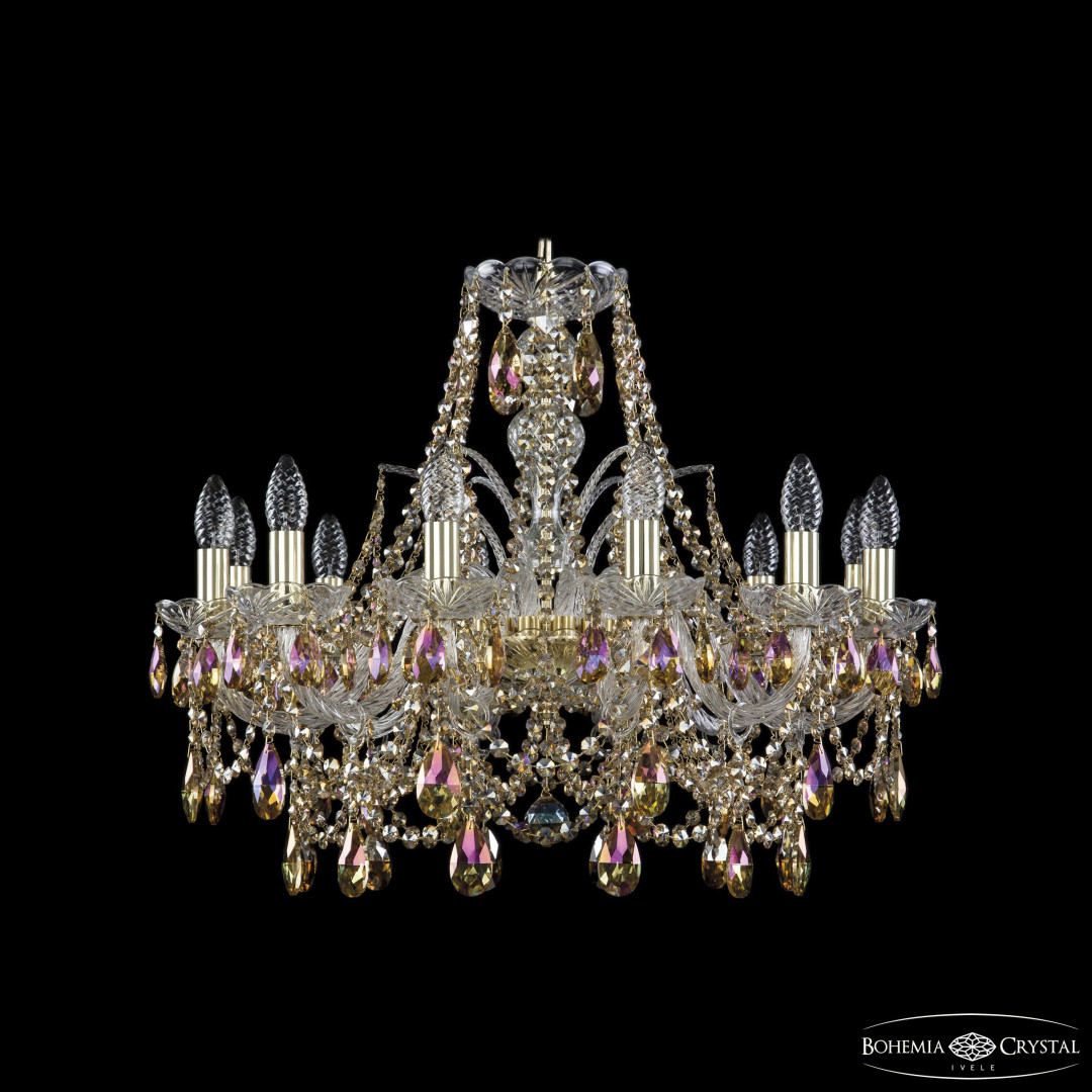 Люстра хрустальная 1411/12/240 G R777