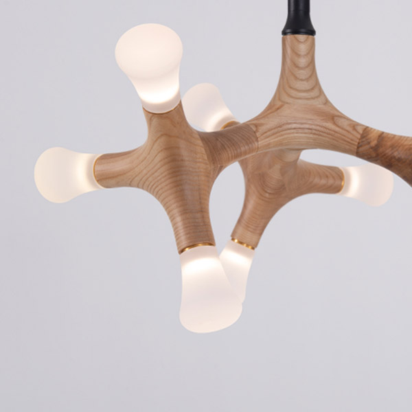 Потолочный светильник SANTANA L18 Dark brown by ImperiumLoft