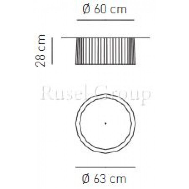 Потолочный светильник Axo Light OBI PL