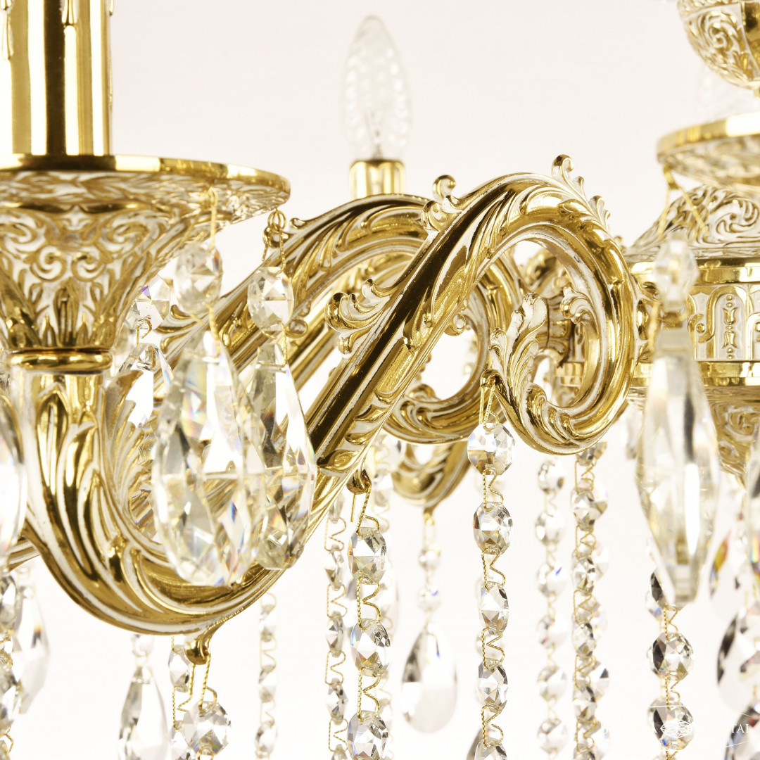 Люстра бронзовая с хрусталём 71202/12/300 B GW