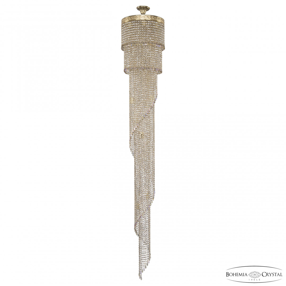 Люстра спираль хрустальная 83111/40IV-250 G R801 Bohemia Ivele Crystal