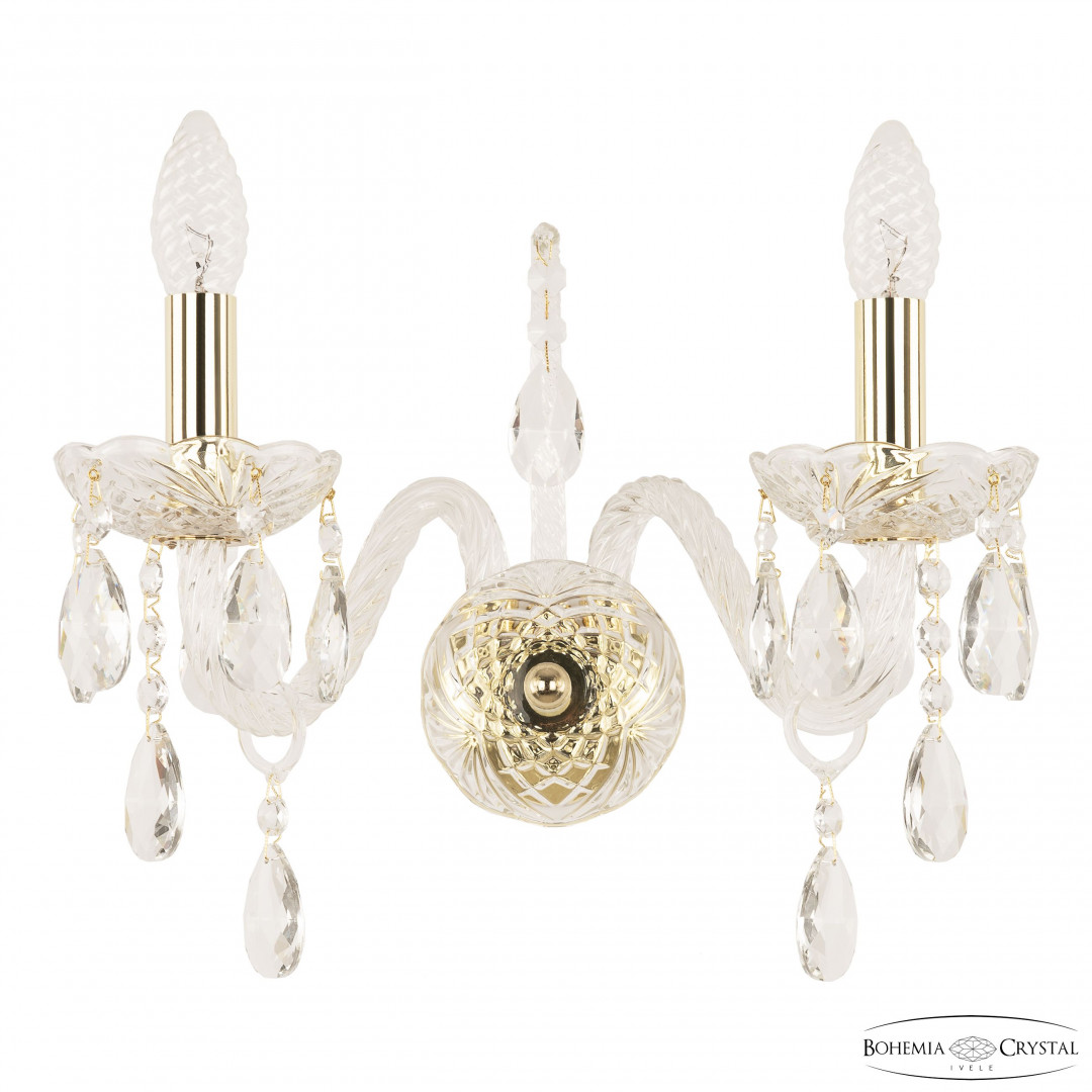 Бра хрустальные 105B/2/165 G Bohemia Ivele Crystal