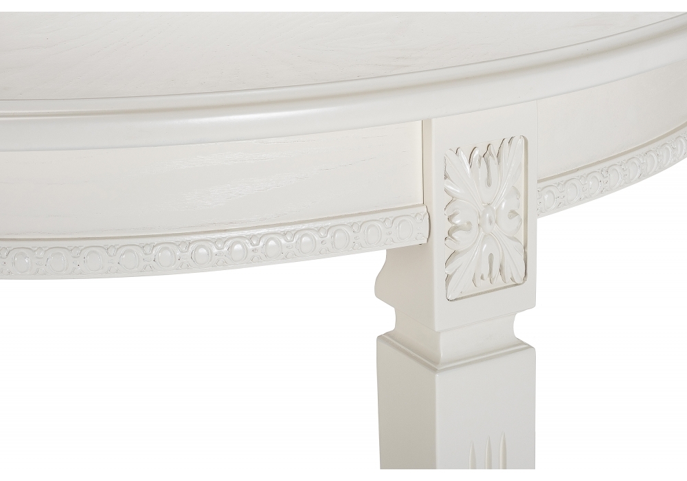 Стол деревянный Woodville Aviano 160(205)х100х76 молочный 438341