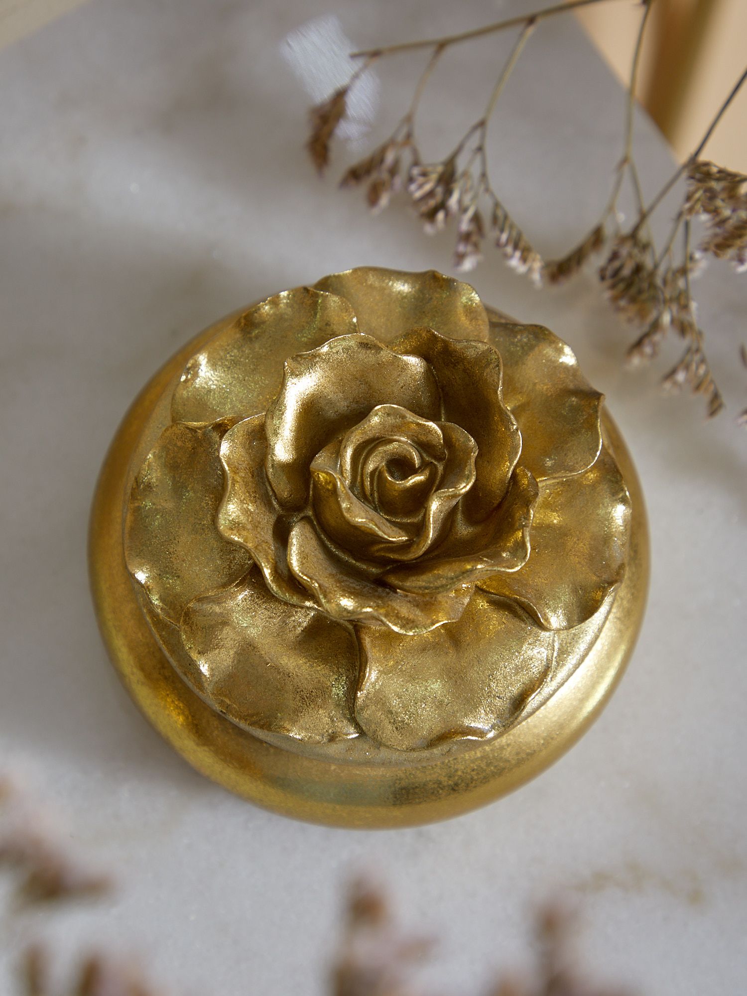 Шкатулка Цветок, под старину Glasar 28-335