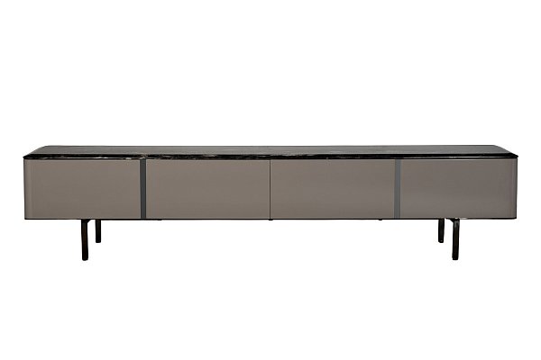 Тумба под телевизор с мраморной столешницей Garda Decor 58DB-20211
