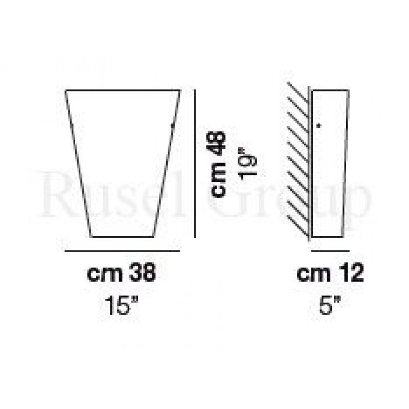 Настенный светильник Vistosi CLEO AP G