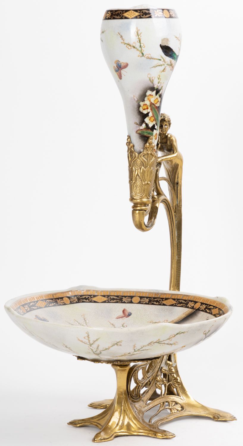 Блюдо с вазой Glasar C497C/HX1447