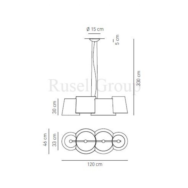 Подвесной светильник AXO LIGHT MELTING POT SP MEL 115