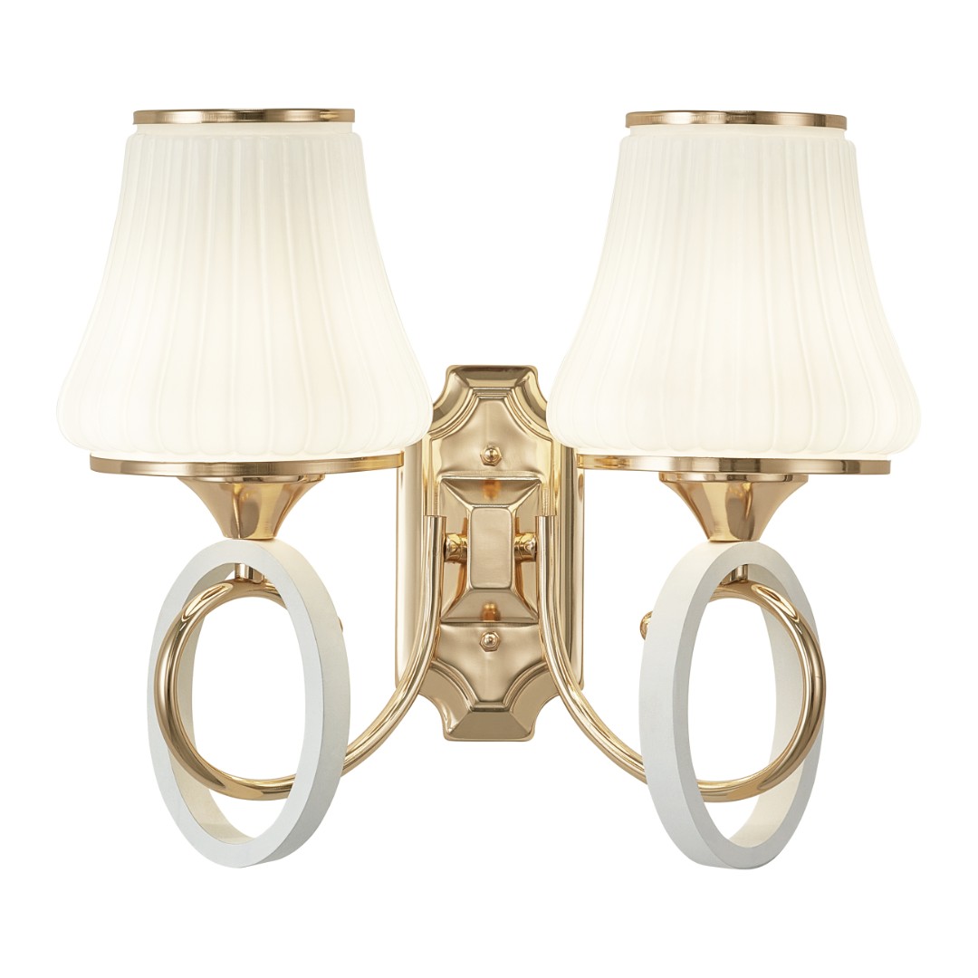 Бра с плафонами 302387/2W Wh/Gd Arte Milano